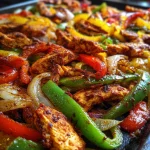 Sheet Pan Chicken Fajitas That Make Dinner Easy! sheet pan chicken fajitas