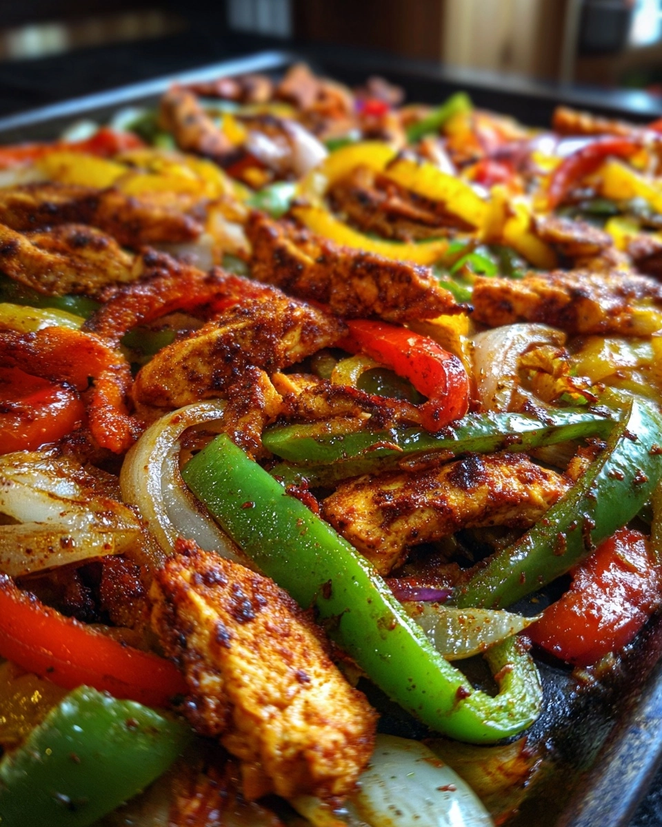 Sheet Pan Chicken Fajitas That Make Dinner Easy! sheet pan chicken fajitas