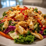 Crunchy Thai Peanut Chicken Salad That Will Amaze You! Crunchy Thai peanut chicken salad