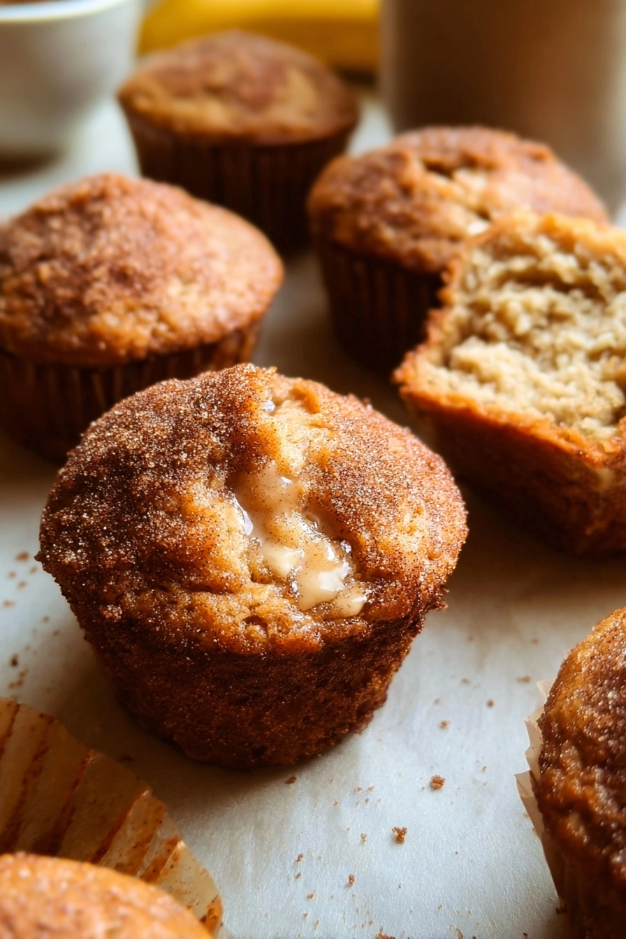 Maple Cinnamon Banana Muffins