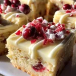 White Chocolate Cranberry Bliss Bars