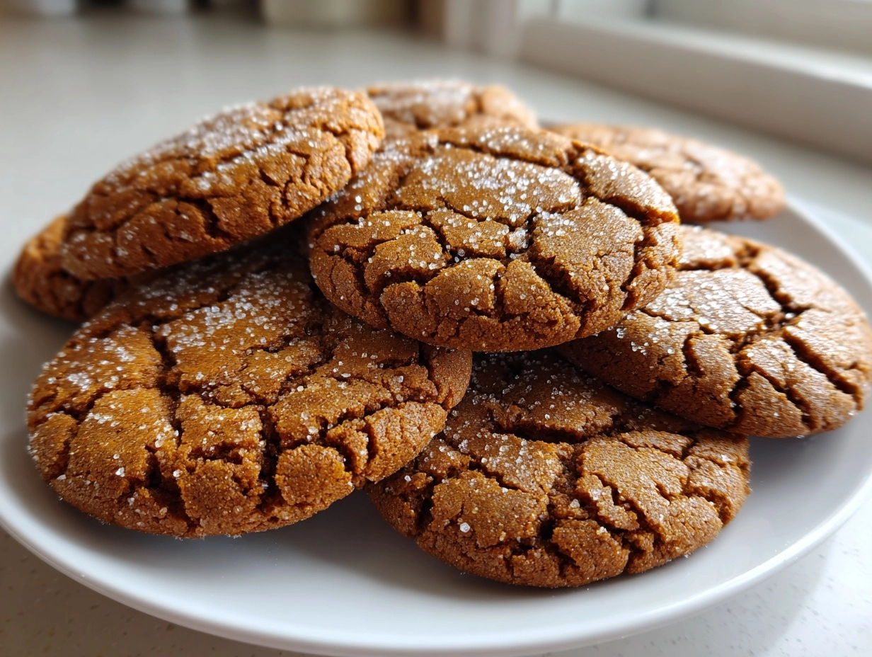 ginger molasses cookies