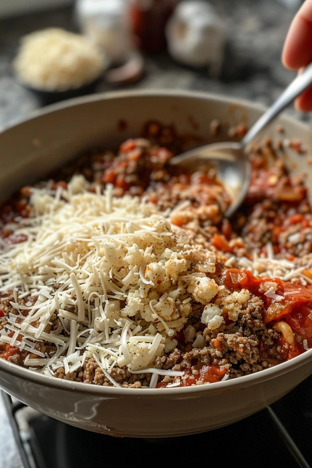 How to Prepare Pizza Casserole Low Carb 1