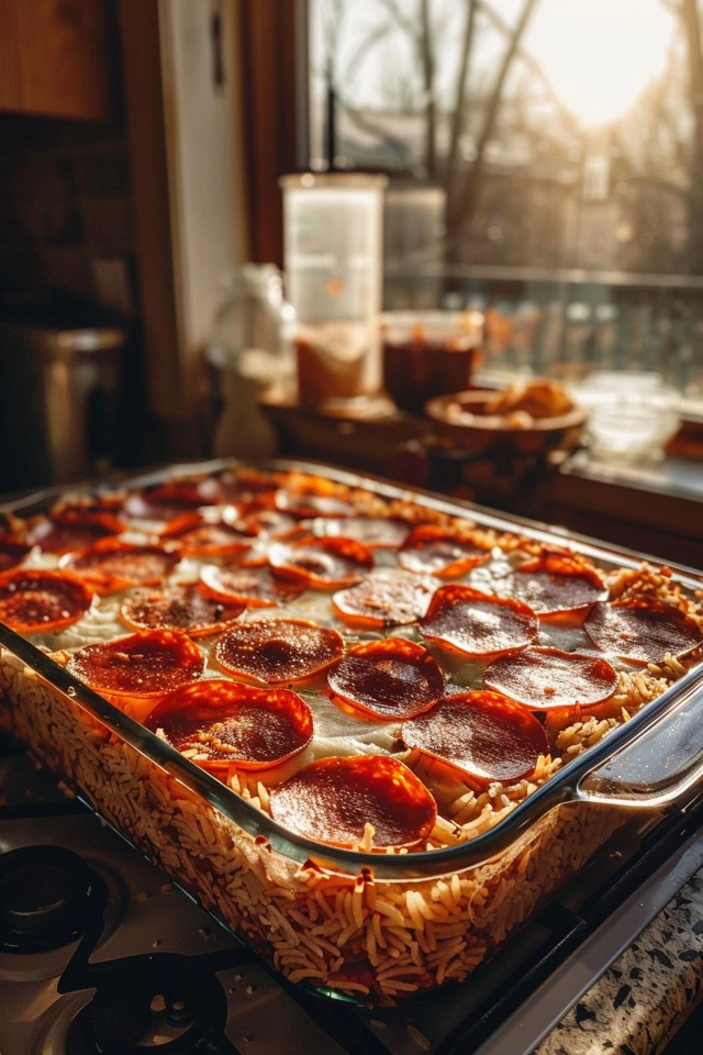 How to Prepare Pizza Casserole Low Carb 2