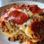 Pizza Casserole Low Carb