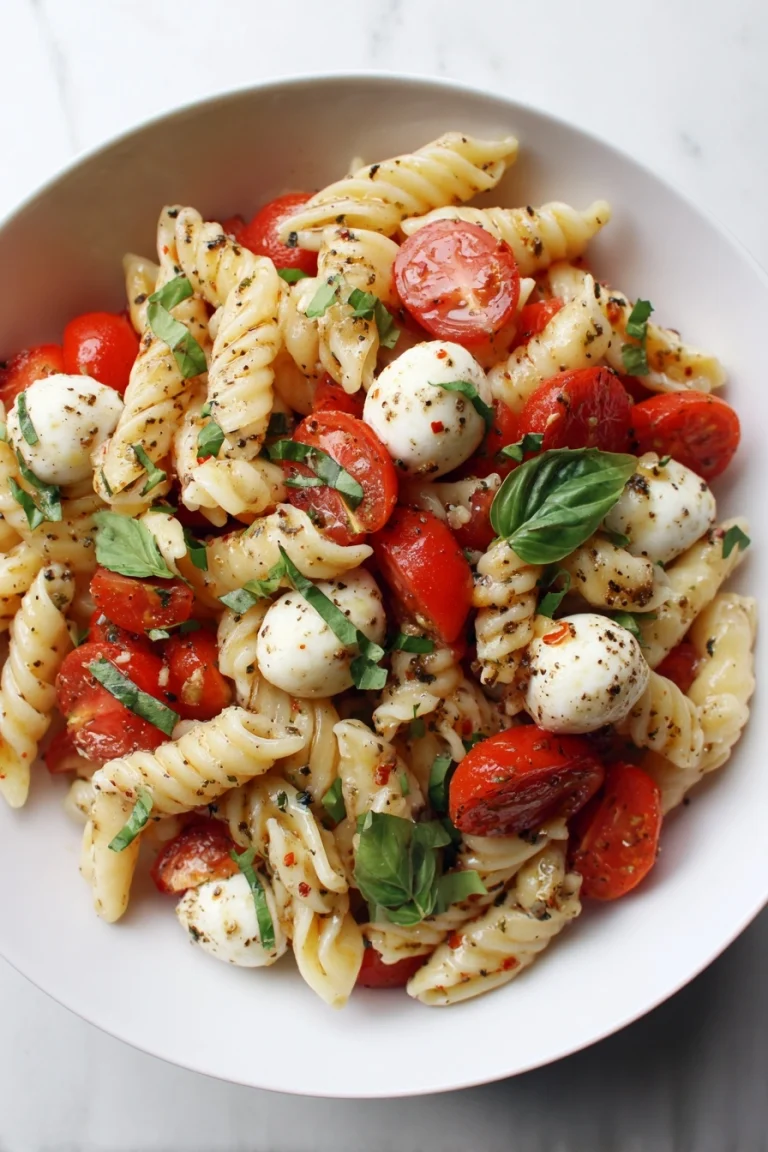 Caprese Pasta Salad: A Fresh Twist on a Classic Dish!