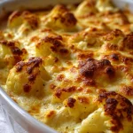 Cheesy Cauliflower Au Gratin (Low-Carb, 4 Ingredients)