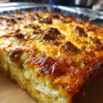 overnight sausage hashbrown casserole