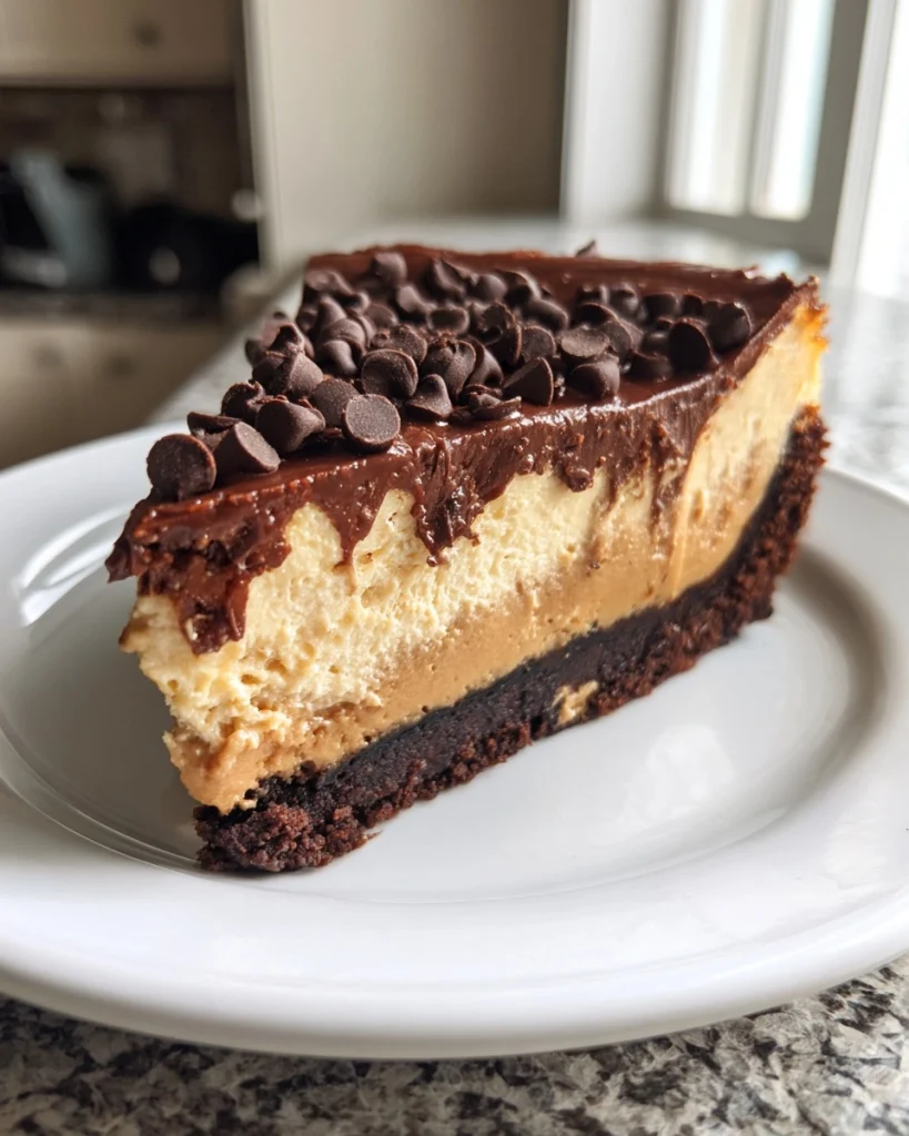 Chocolate Peanut Butter Cheesecake