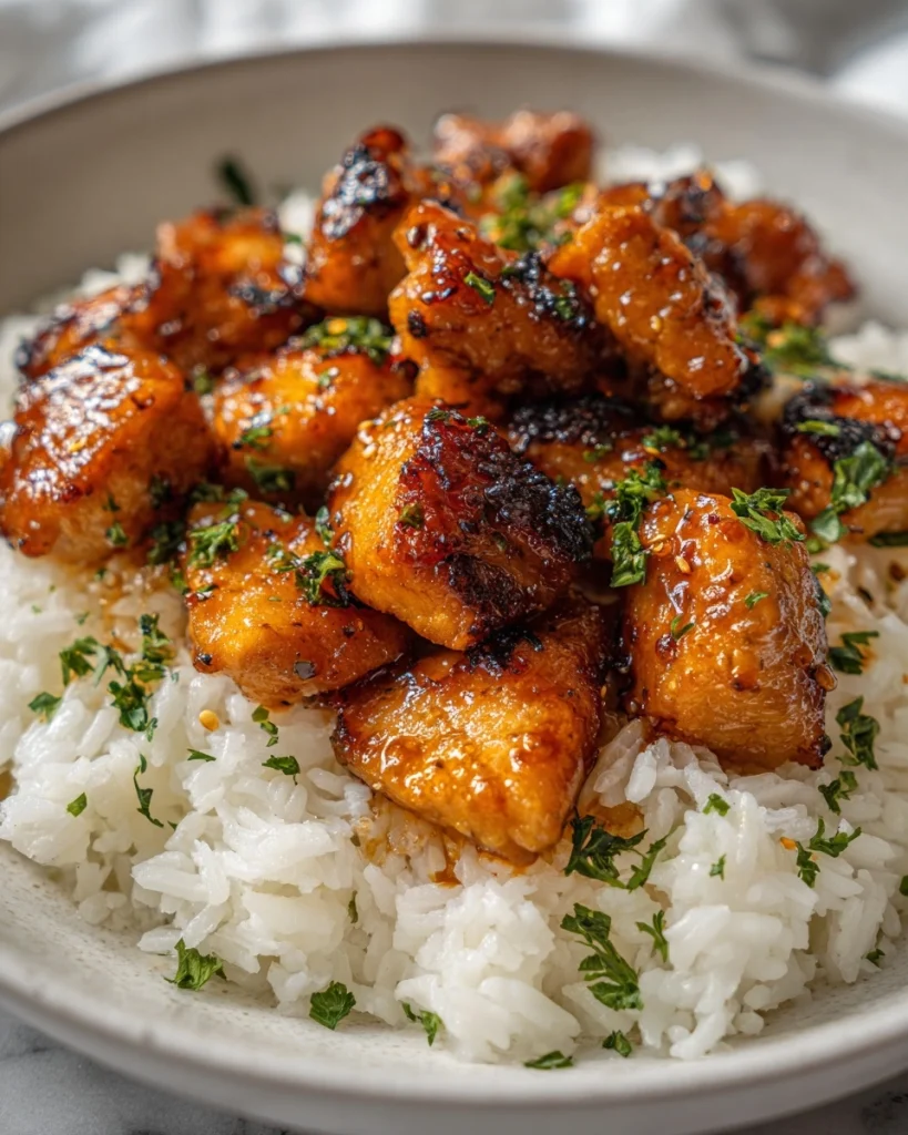 home Honey Garlic Chicken Bites