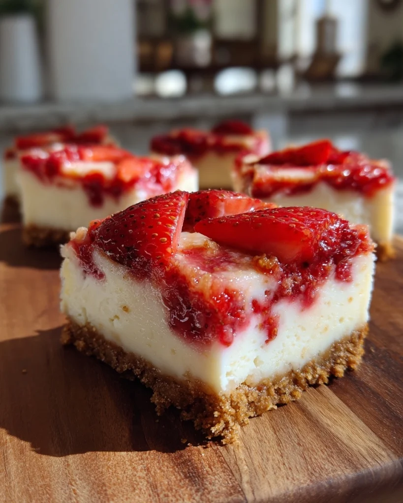 Strawberry Cheesecake Bars