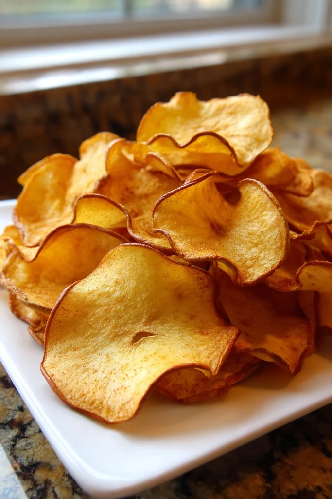 Gluten-Free Baked Apple Chips