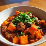 Gluten-Free Beef and Sweet Potato Chili: A Flavor Bomb! Gluten-Free Beef and Sweet Potato Chili