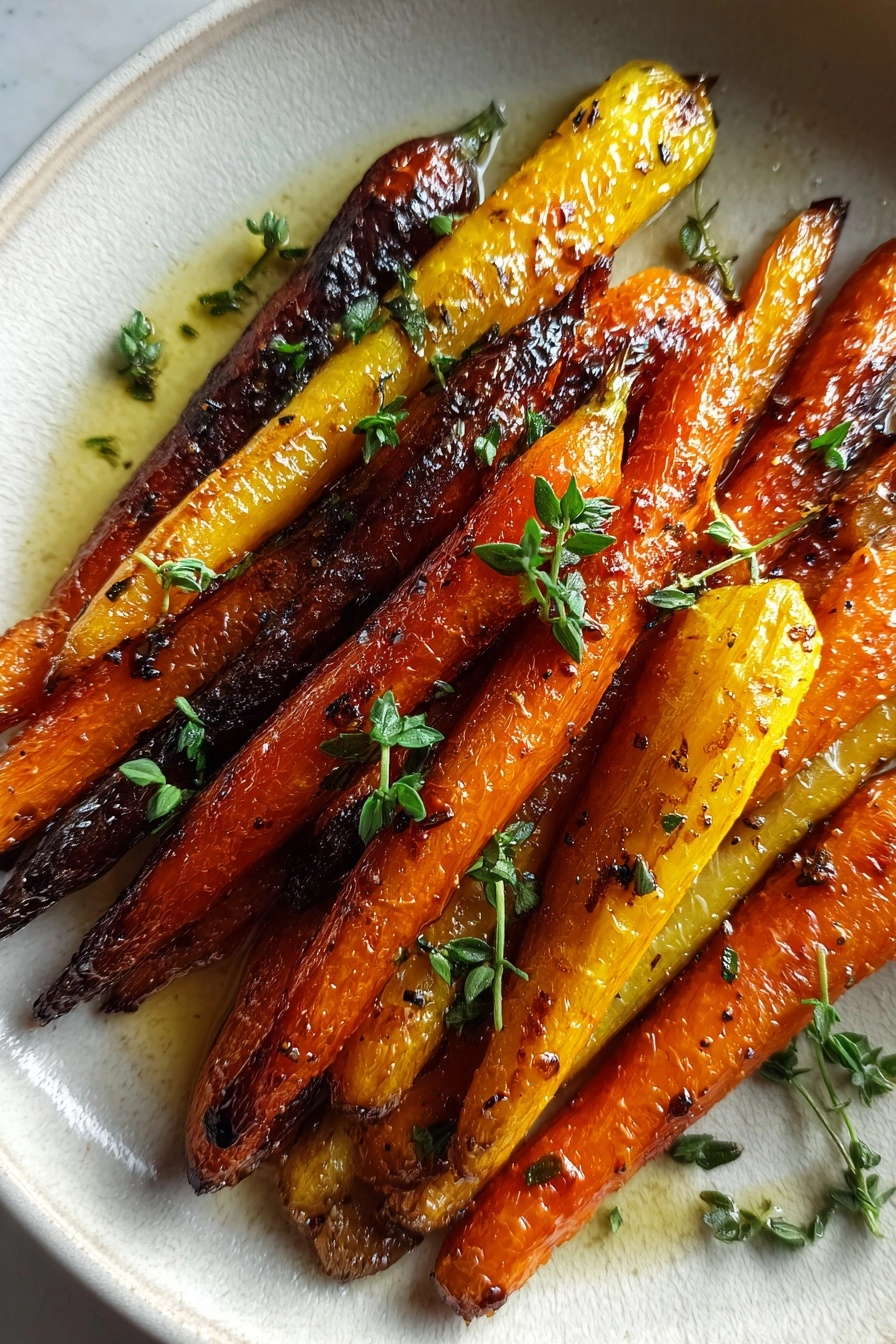 Gluten-Free Maple Roasted Carrots