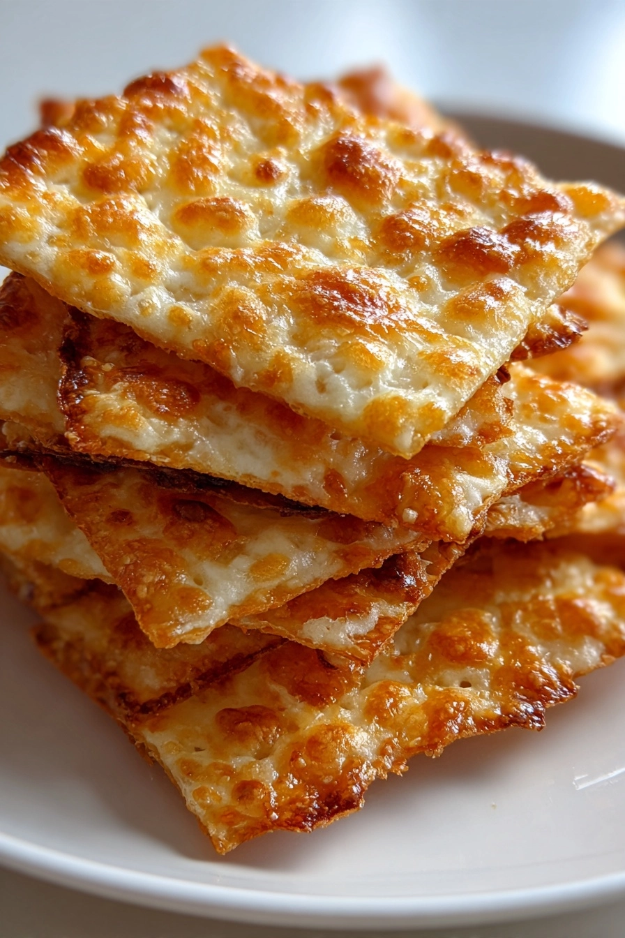 Gluten-Free Mozzarella Crackers