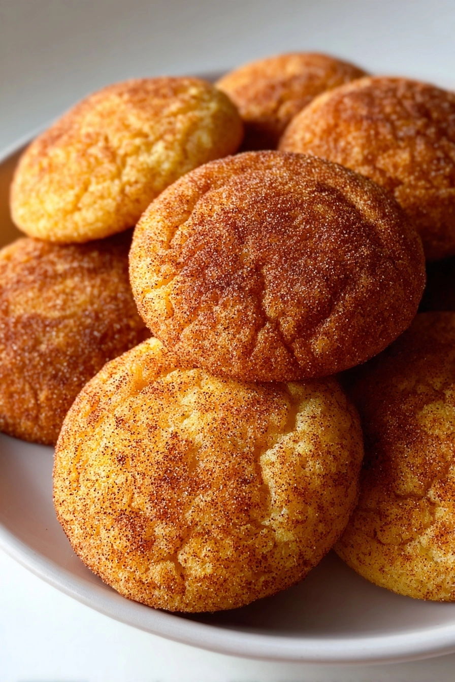 gluten free pumpkin snickerdoodle cookies