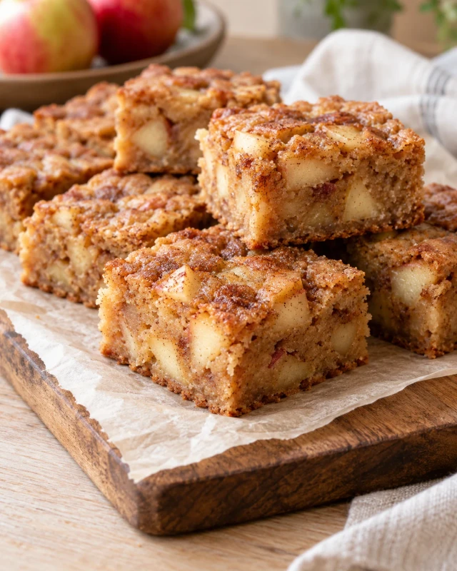 Gluten-Free Apple Cinnamon Blondies