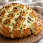 Gluten-Free Cheesy Garlic Pull-Apart Bread