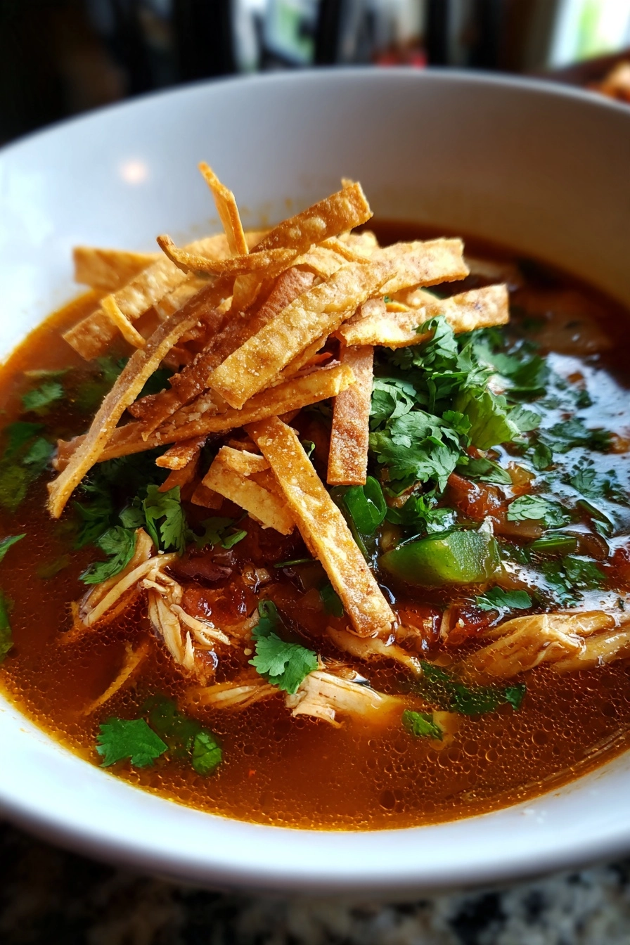 Gluten-Free Chicken Tortilla Soup