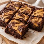 Gluten-Free Chocolate Peanut Butter Swirl Brownies