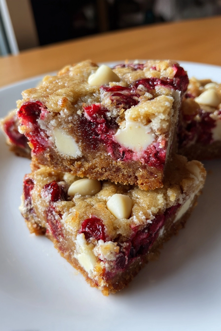 Gluten-Free Cranberry Bliss Bars