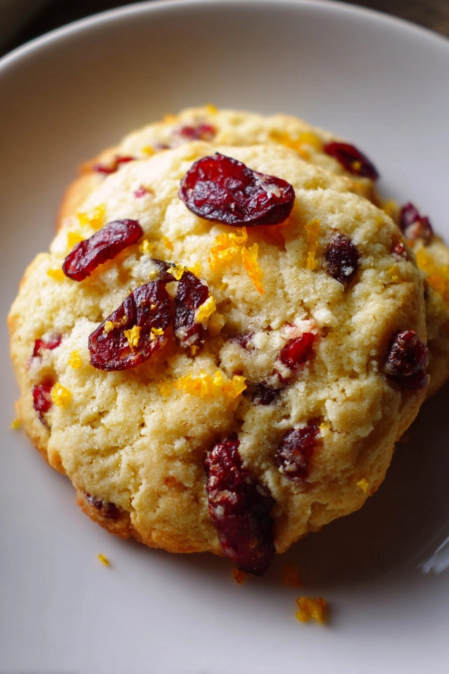 Gluten-Free Cranberry Orange Cookies