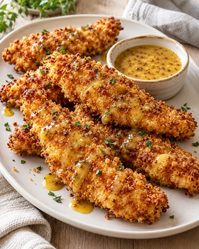 Gluten-Free Crispy Honey Mustard Chicken for Easy Meals! Gluten-Free Crispy Honey Mustard Chicken