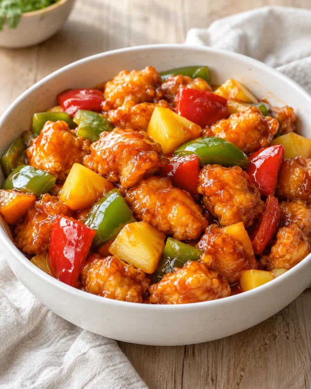 Gluten-Free Crispy Sweet and Sour Chicken