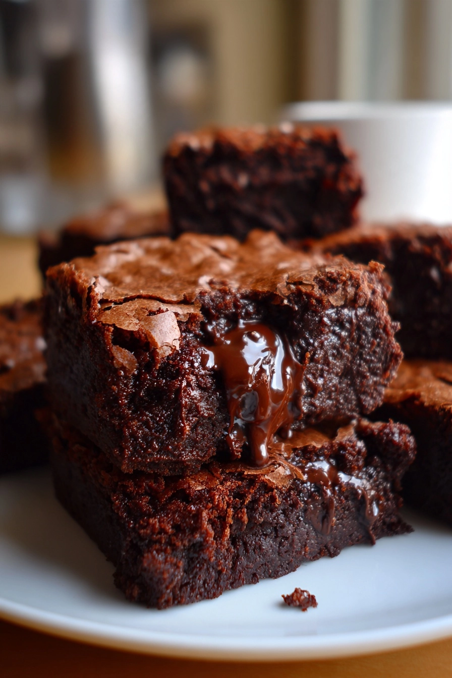 Gluten-Free Hot Chocolate Brownies That Melt in Your Mouth! Gluten-Free Hot Chocolate Brownies