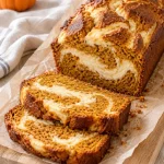 Gluten-Free Pumpkin Cream Cheese Swirl Bread