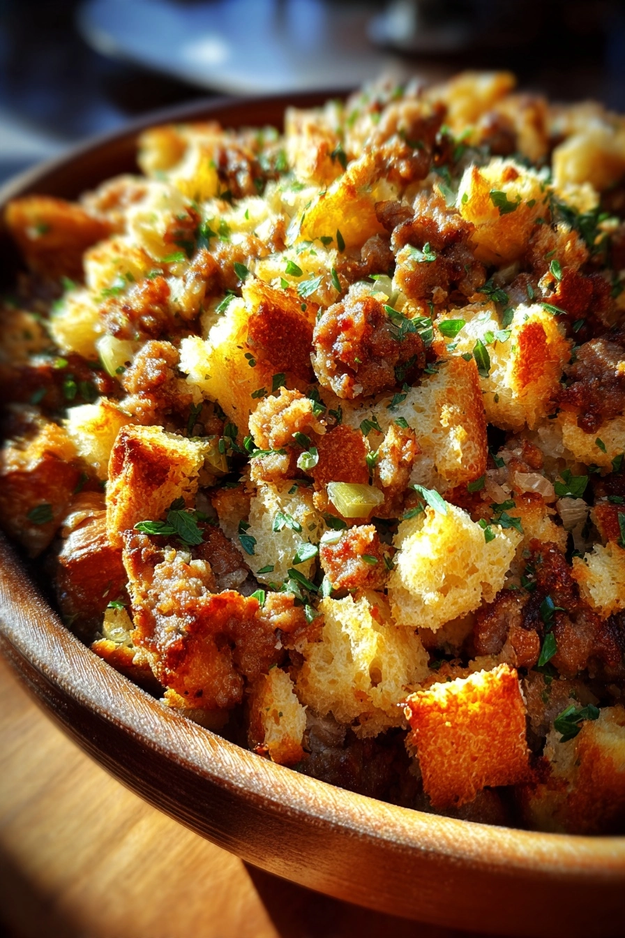 Gluten-Free Sausage Stuffing