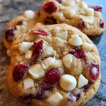 Gluten-Free White Chocolate Cranberry Cookies