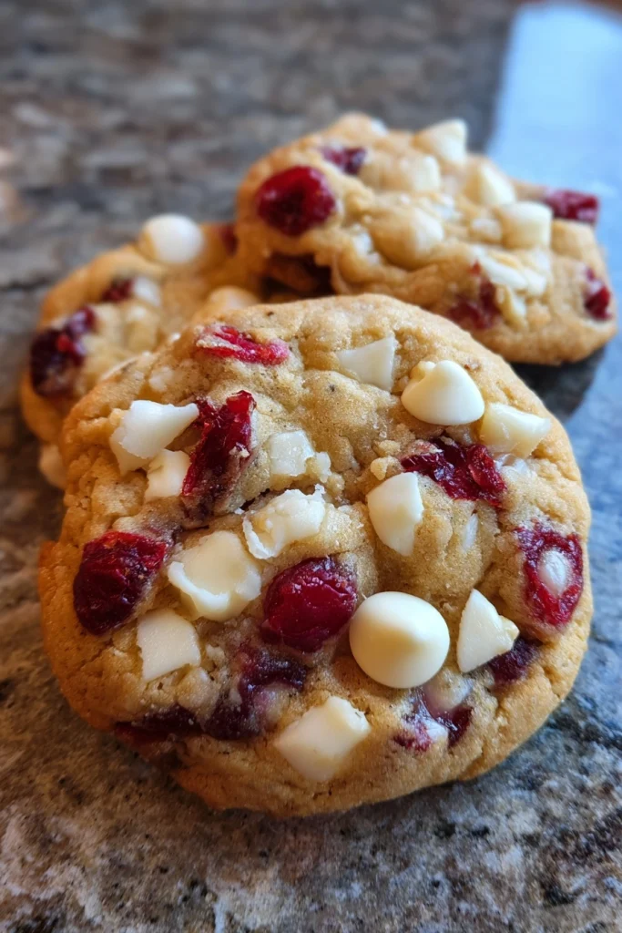 Gluten-Free White Chocolate Cranberry Cookies