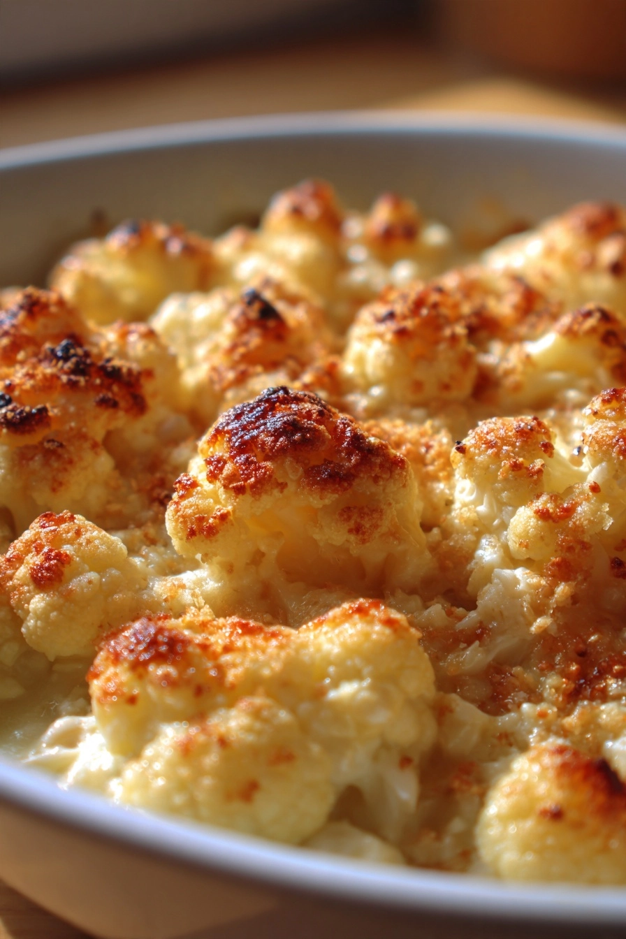 Keto Cauliflower Mac and Cheese