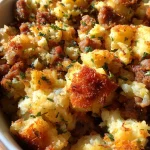 Keto Cauliflower Stuffing with Sausage: A Flavorful Twist! Keto Cauliflower Stuffing with Sausage
