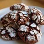 Keto Chocolate Crinkle Cookies