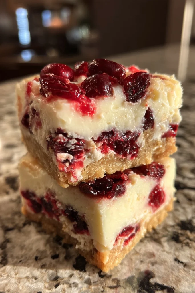 Keto Cranberry Bliss Bars