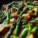 Keto Creamy Chicken and Asparagus