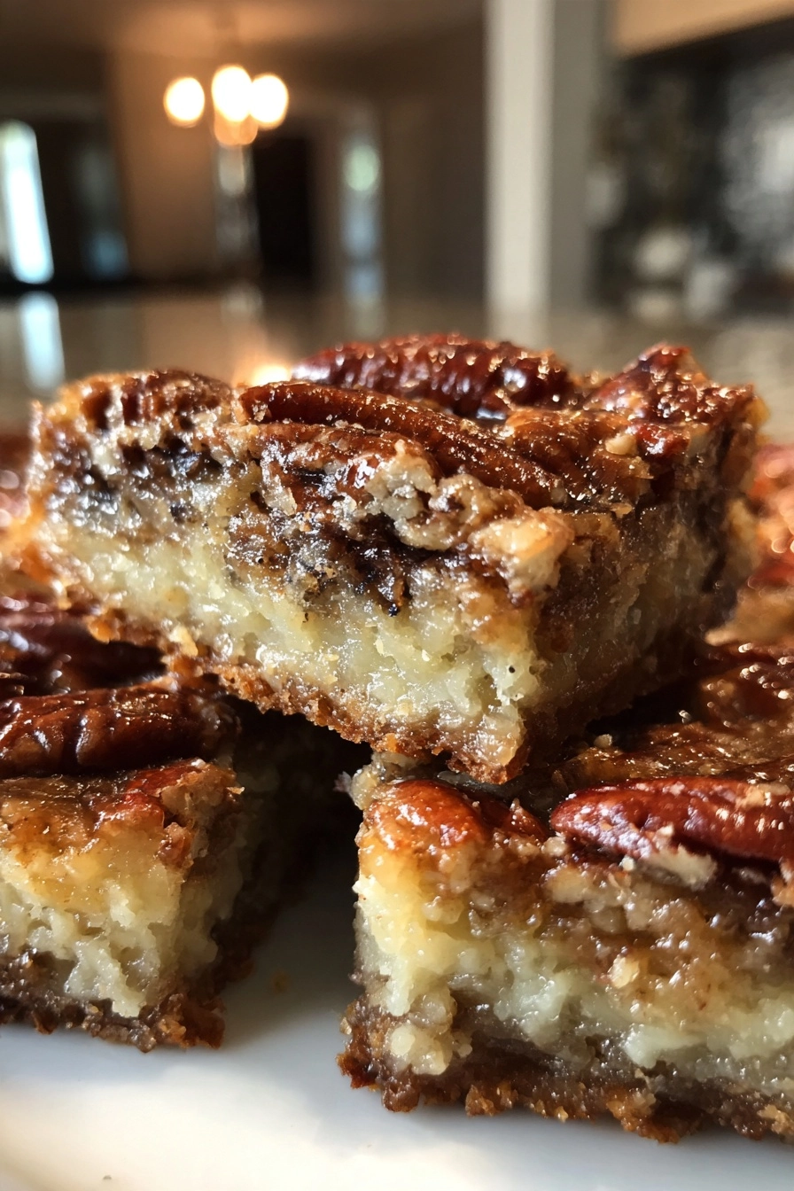 Keto Pecan Pie Bars