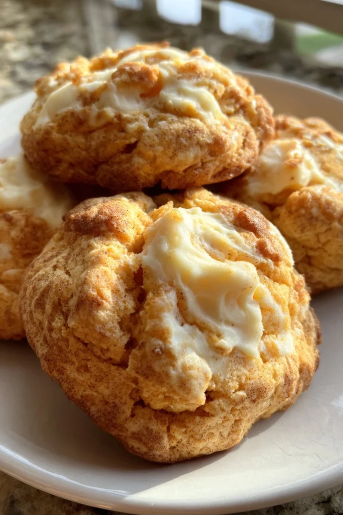 Keto Pumpkin Cream Cheese Cookies