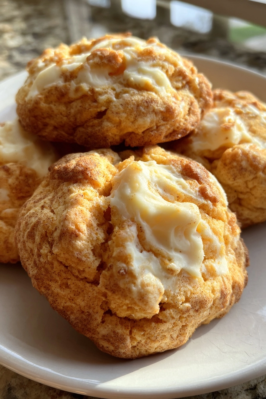 Keto Pumpkin Cream Cheese Cookies