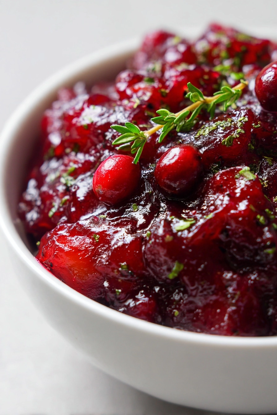 Keto Sugar Free Cranberry Sauce